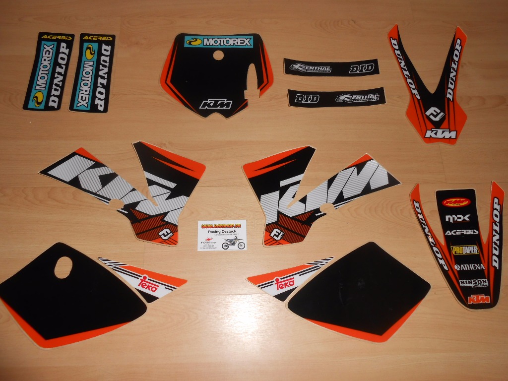 Kit déco complet KTM SX 50 ( 02 à 08 )
